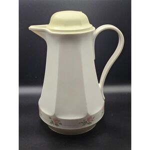 Vintage Thermos Coffee Butler 32oz Carafe Pitcher 430 Christa Roses West Germany
